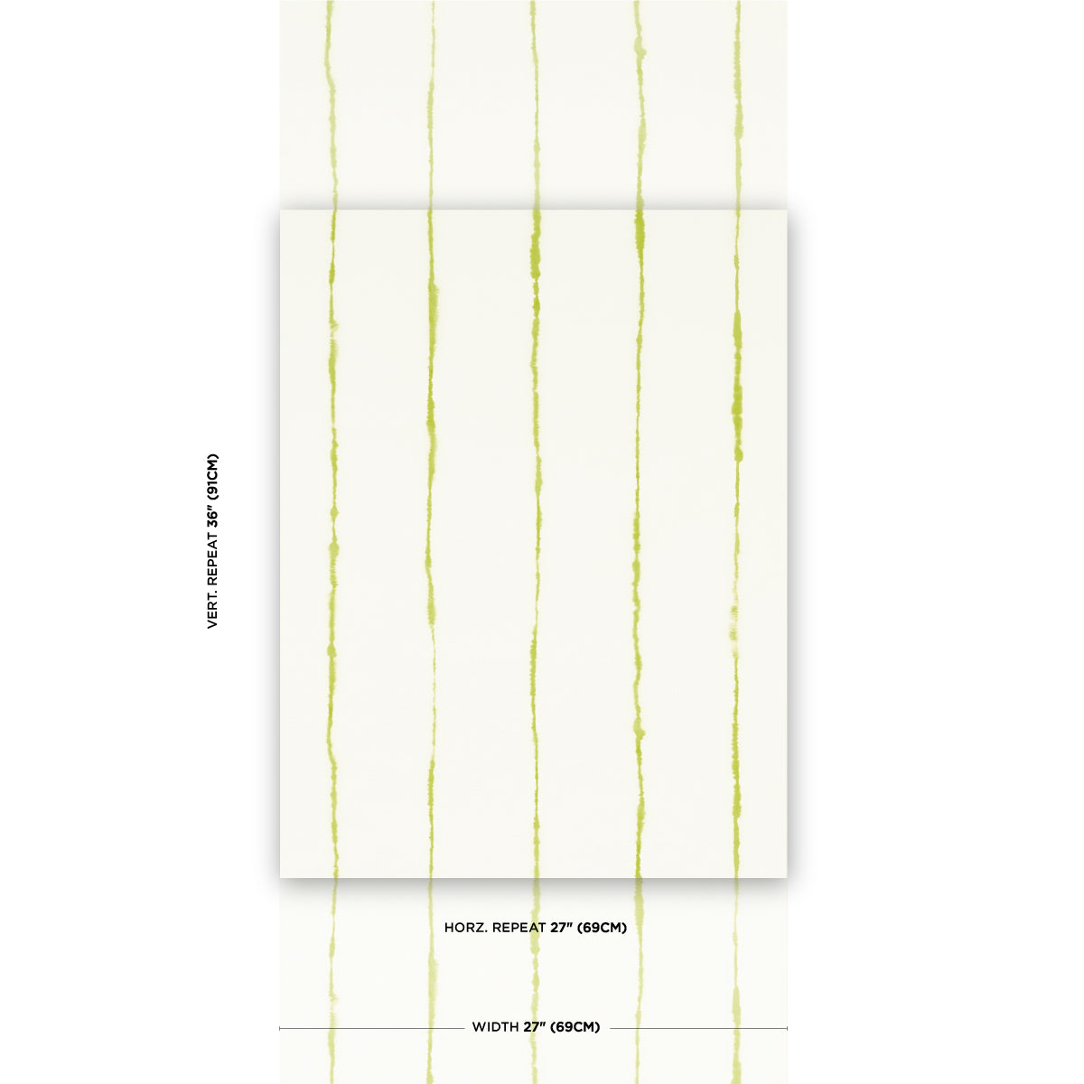 Purchase 5014871 | Ephemera, Chartreuse - Schumacher Wallpaper