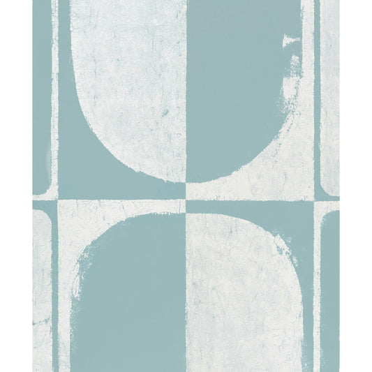 Purchase 5014902 | The Cloisters Panel Set, Soft Blue - Schumacher Wallpaper