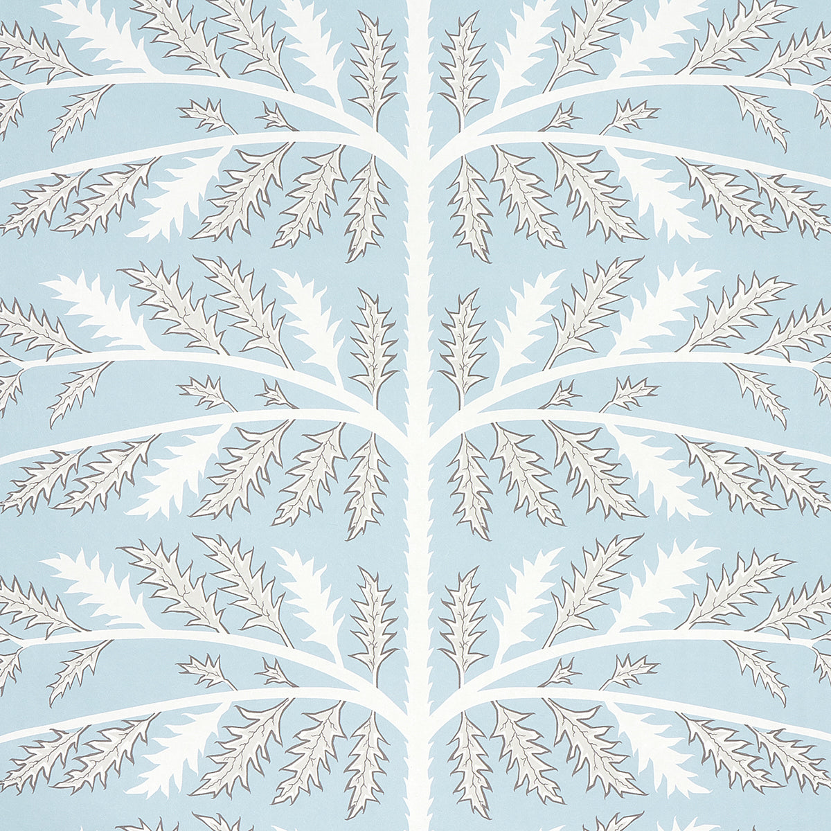 Purchase 5014950 | Thistle, Mineral - Schumacher Wallpaper