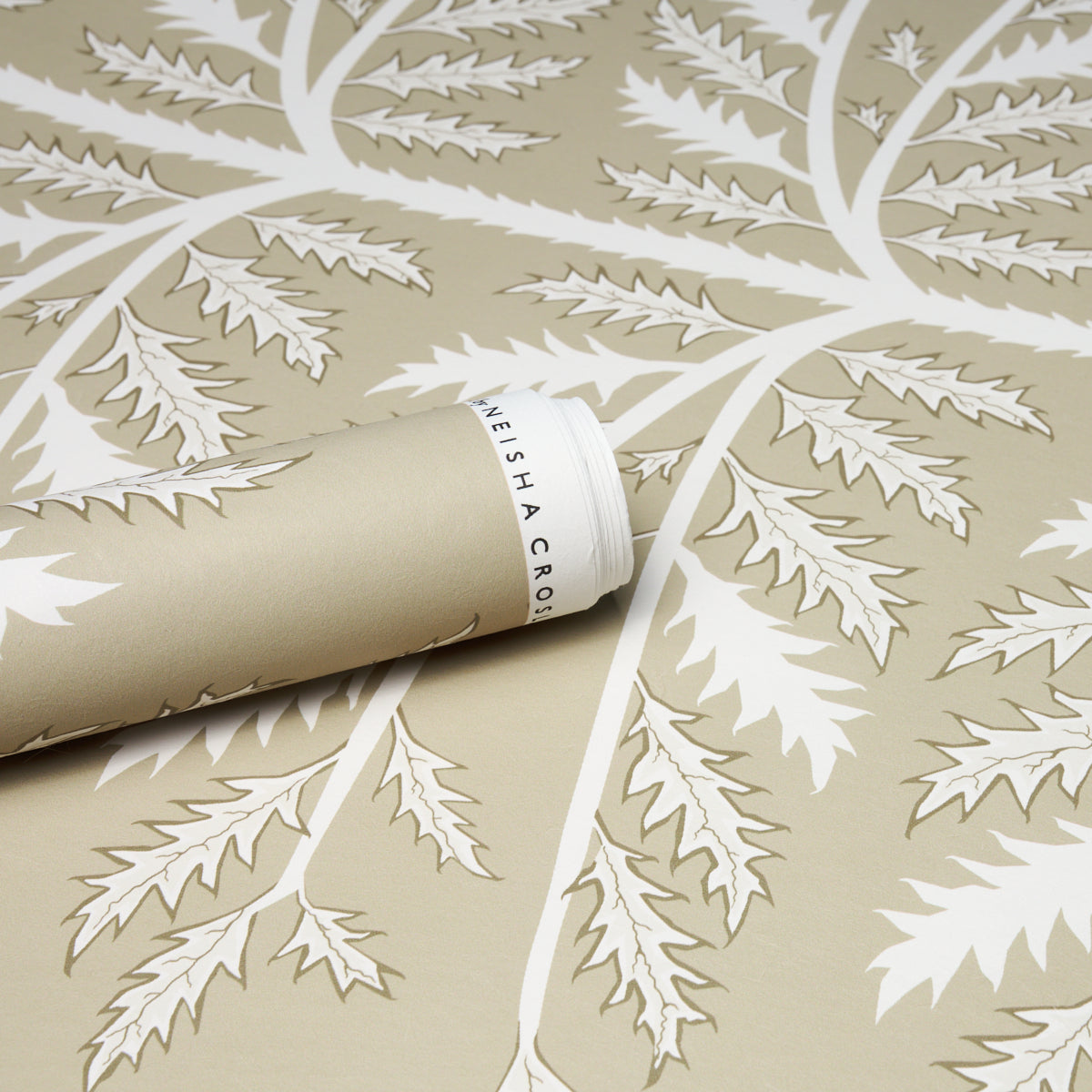 Purchase 5014951 | Thistle, Neutral - Schumacher Wallpaper