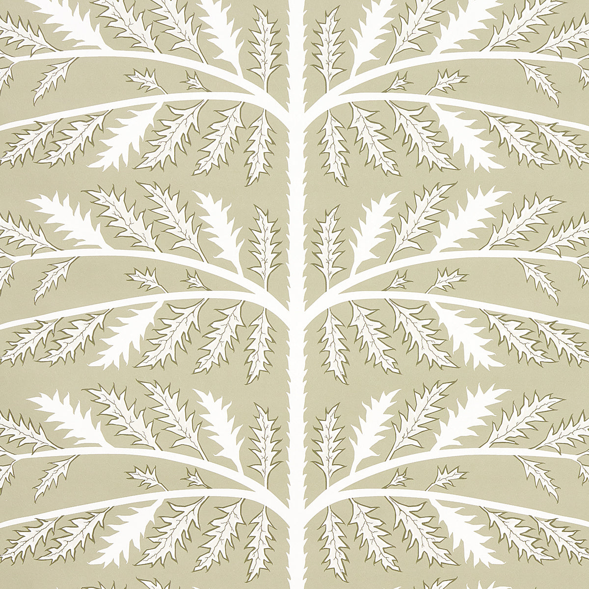 Purchase 5014951 | Thistle, Neutral - Schumacher Wallpaper