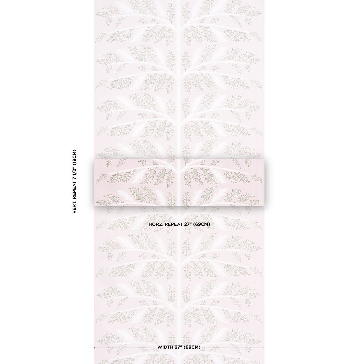 Purchase 5014952 | Thistle, Rose - Schumacher Wallpaper