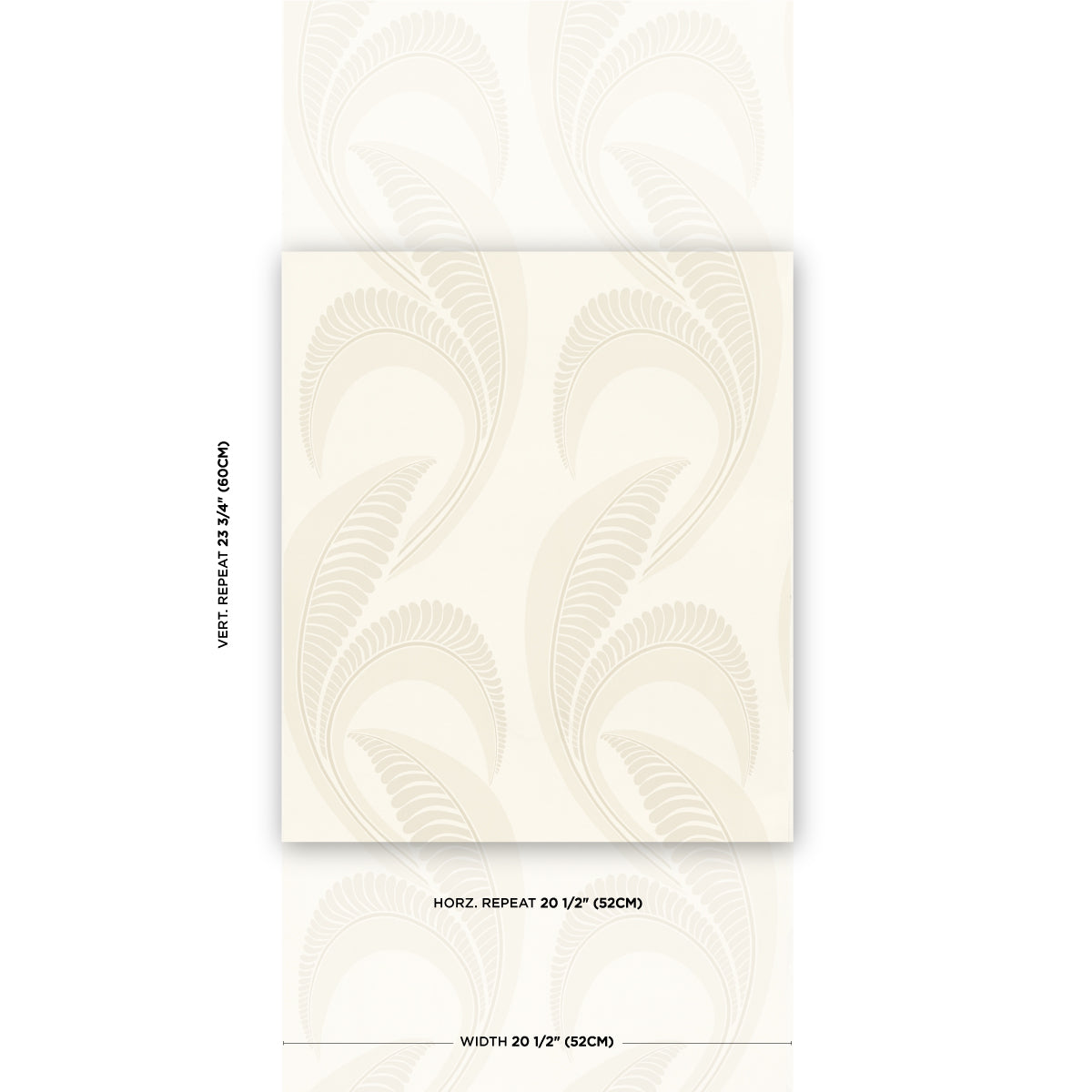 Purchase 5014981 | Banana Leaf, Ivory - Schumacher Wallpaper