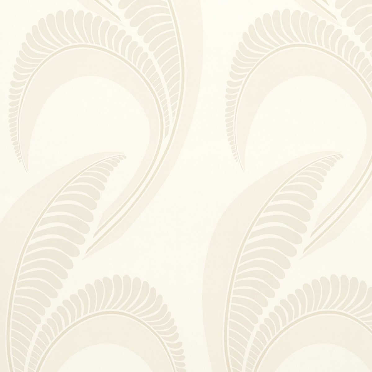 Purchase 5014981 | Banana Leaf, Ivory - Schumacher Wallpaper