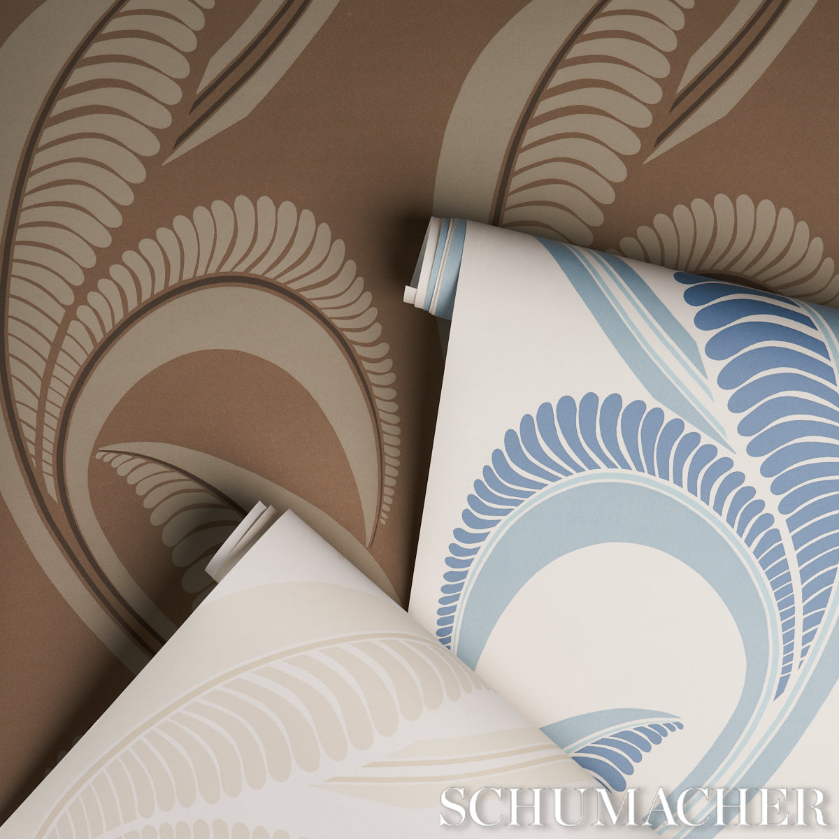 Purchase 5014981 | Banana Leaf, Ivory - Schumacher Wallpaper