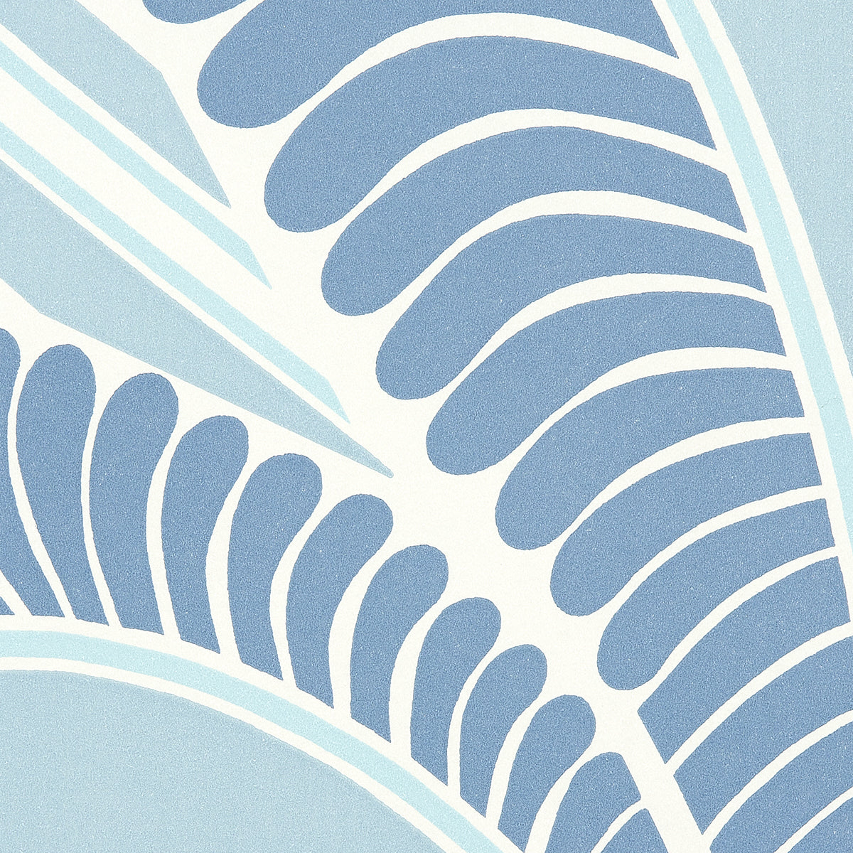 Purchase 5014982 | Banana Leaf, China Blue - Schumacher Wallpaper