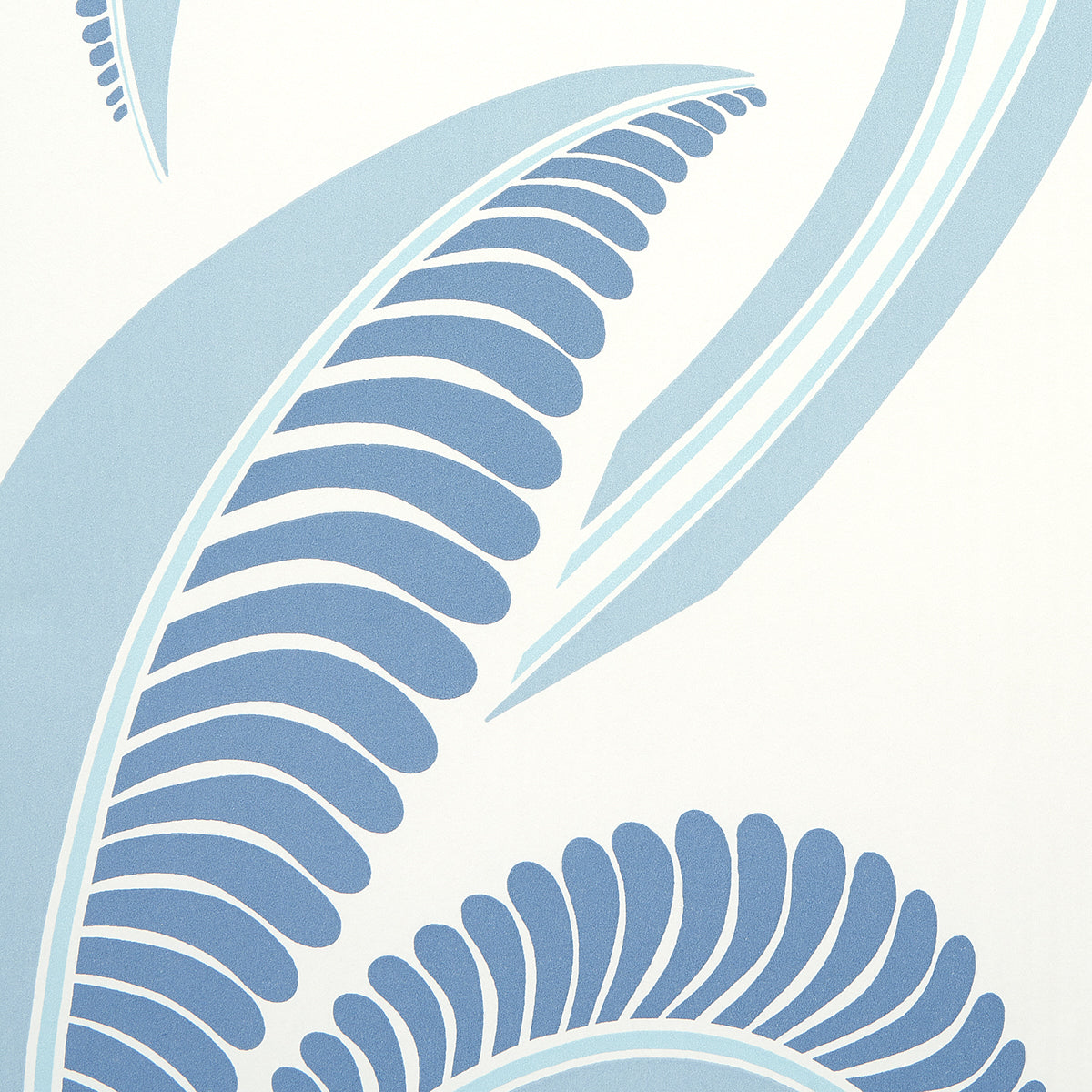 Purchase 5014982 | Banana Leaf, China Blue - Schumacher Wallpaper