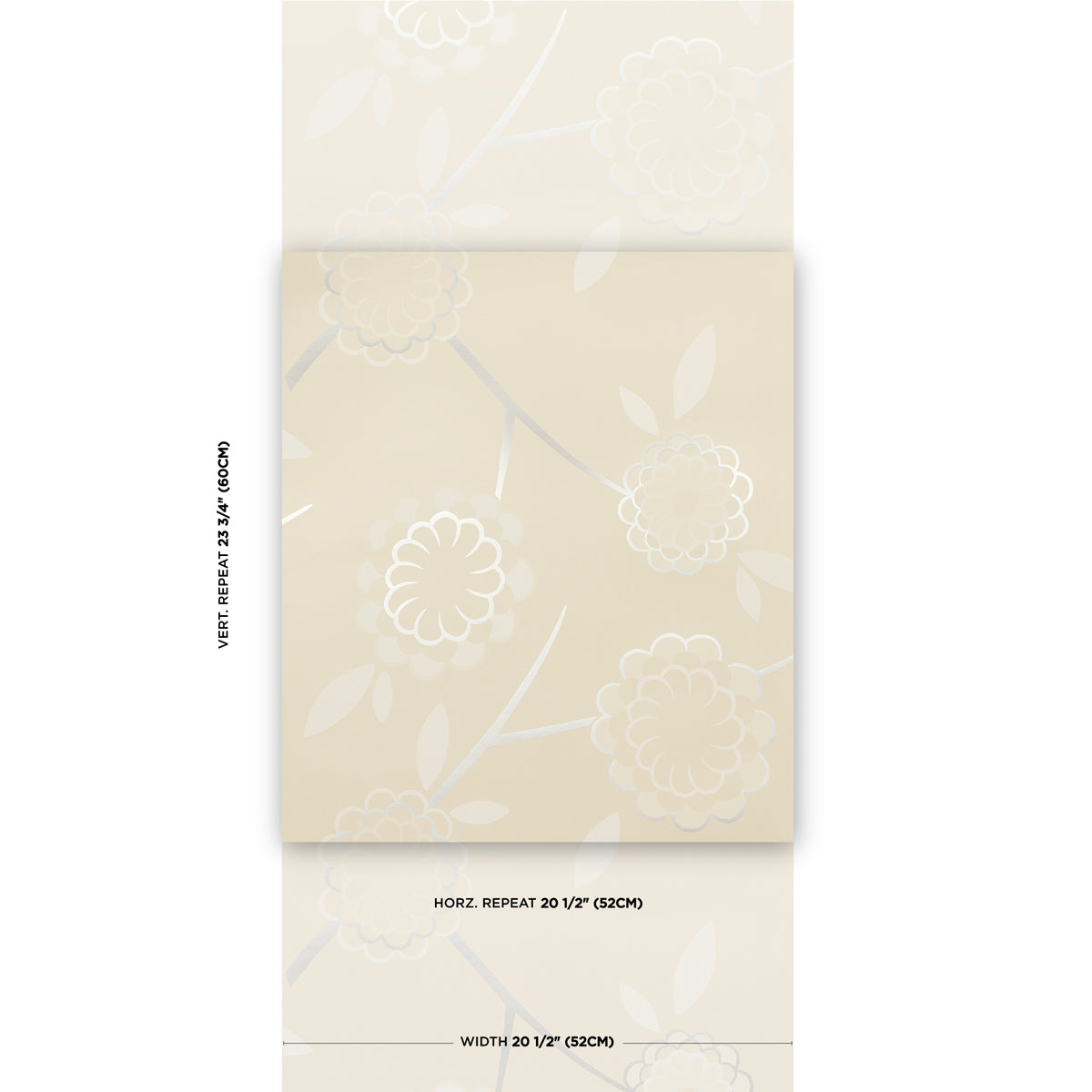 Purchase 5014991 | Birdtree, Silver - Schumacher Wallpaper
