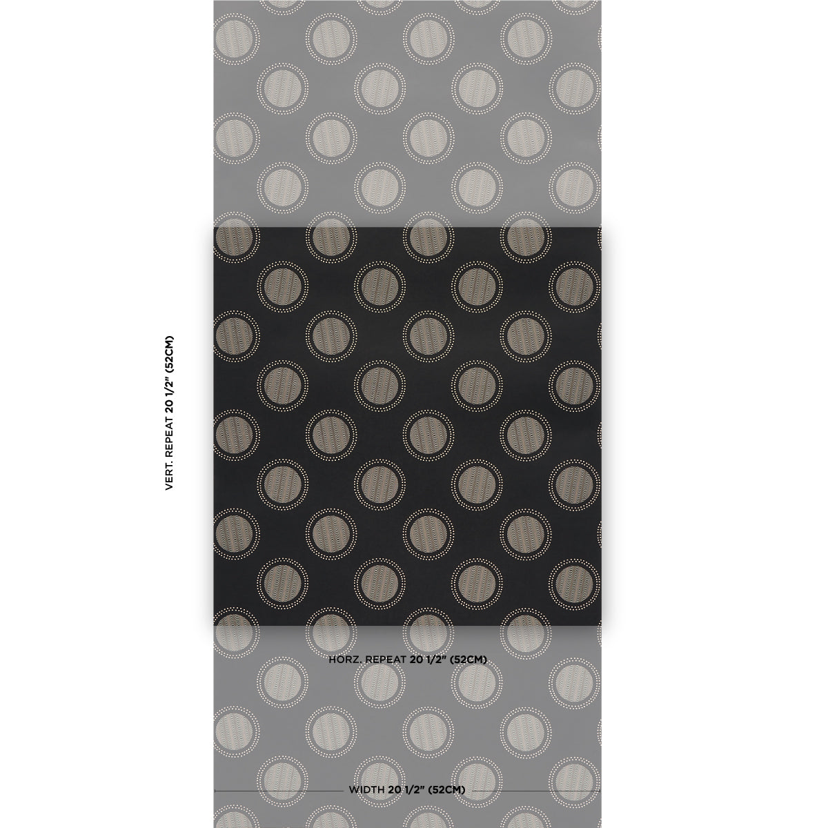 Purchase 5015012 | Watermark, Black & White - Schumacher Wallpaper