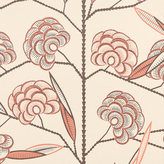 Purchase 5015030 | Jacob'S Tree, Old Rose - Schumacher Wallpaper