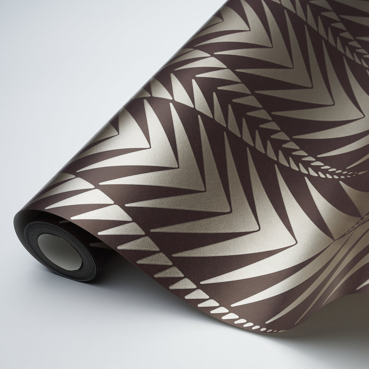 Purchase 5015061 | Zebra, Brown Silver - Schumacher Wallpaper