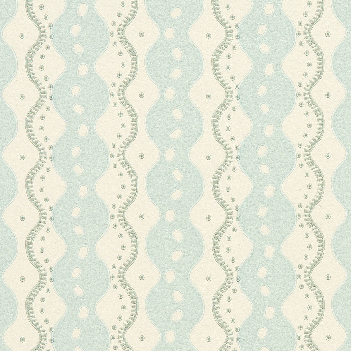 Purchase 5015070 | Centipede Stripe, Icing Blue - Schumacher Wallpaper