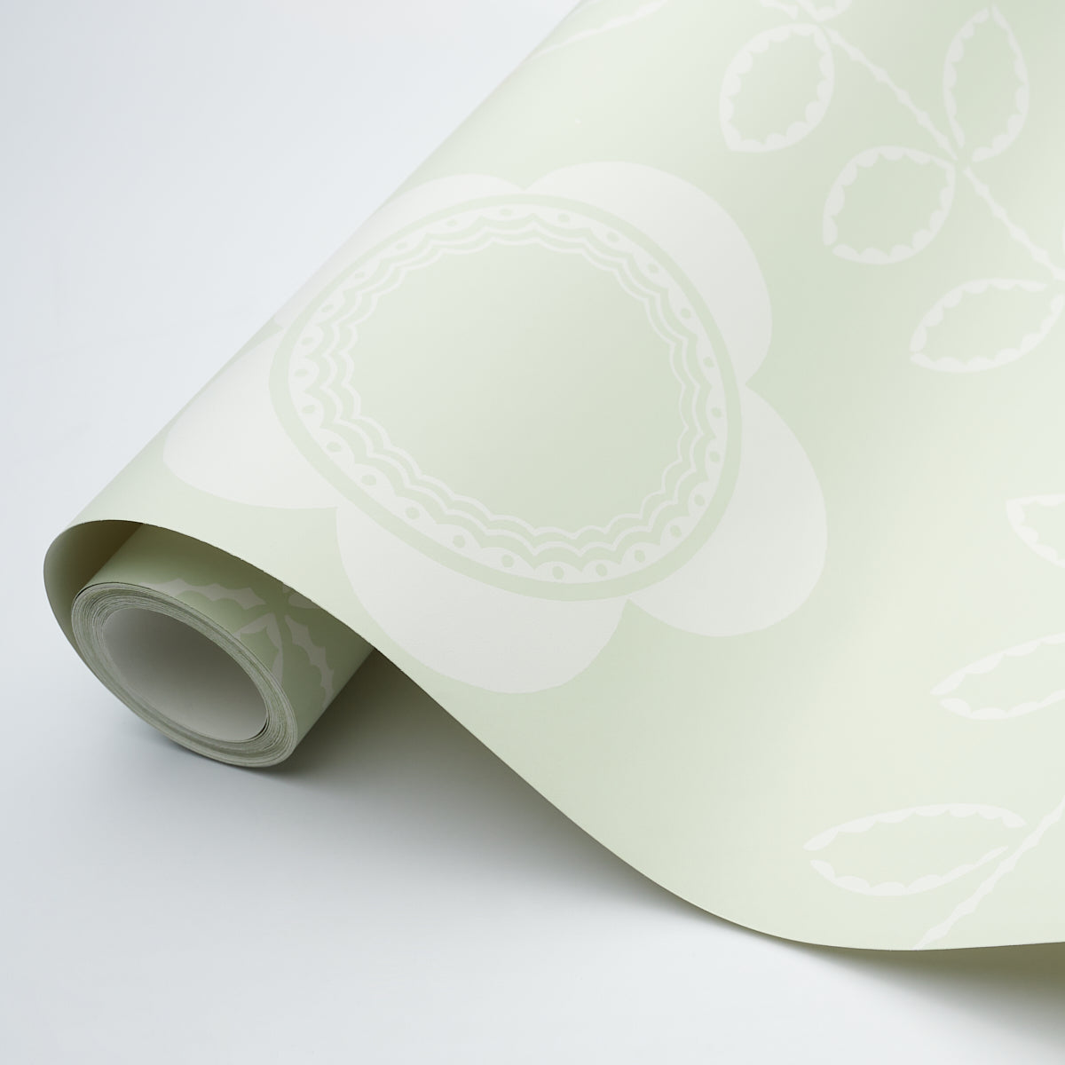 Purchase 5015101 | Tudor Rose, Pistachio - Schumacher Wallpaper