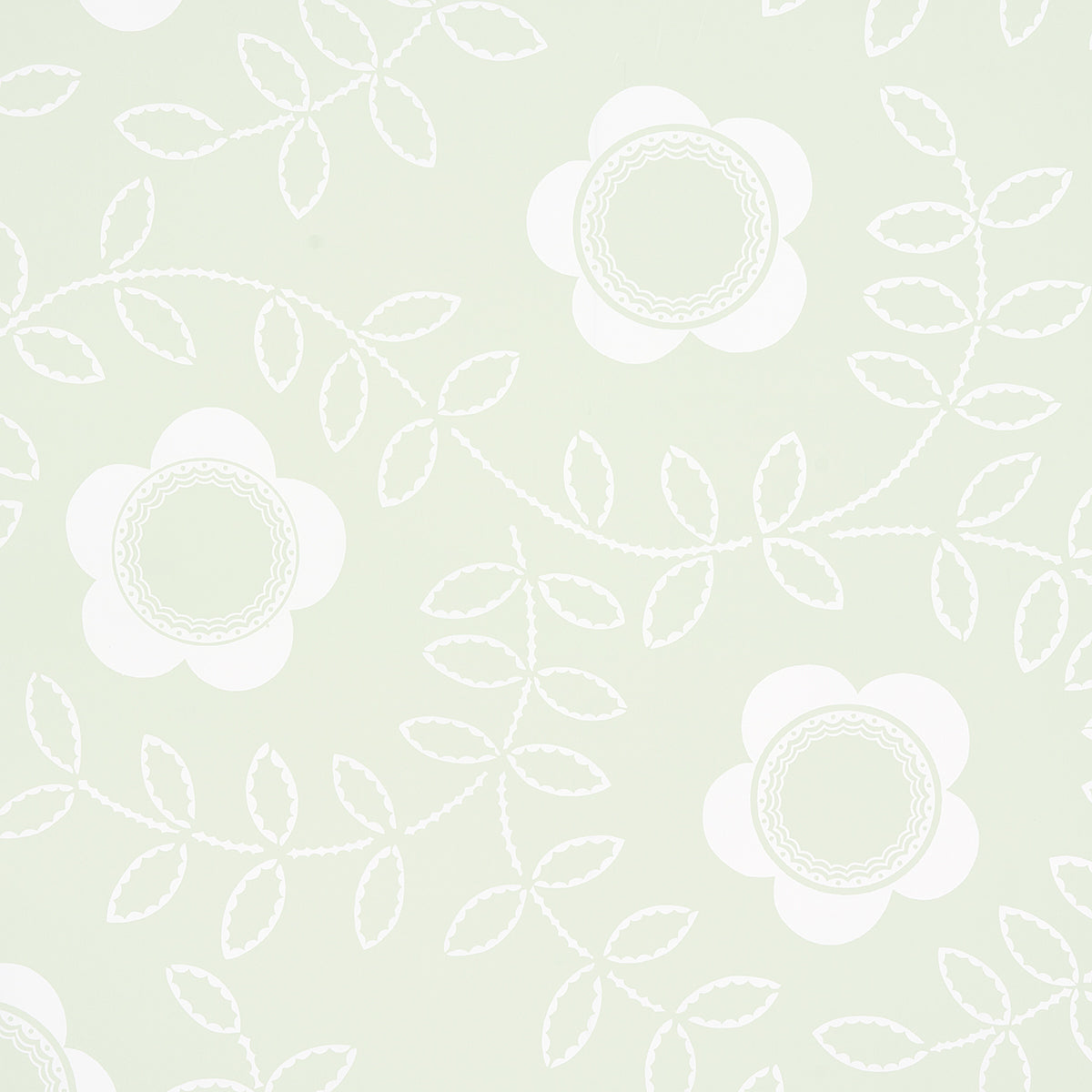 Purchase 5015101 | Tudor Rose, Pistachio - Schumacher Wallpaper