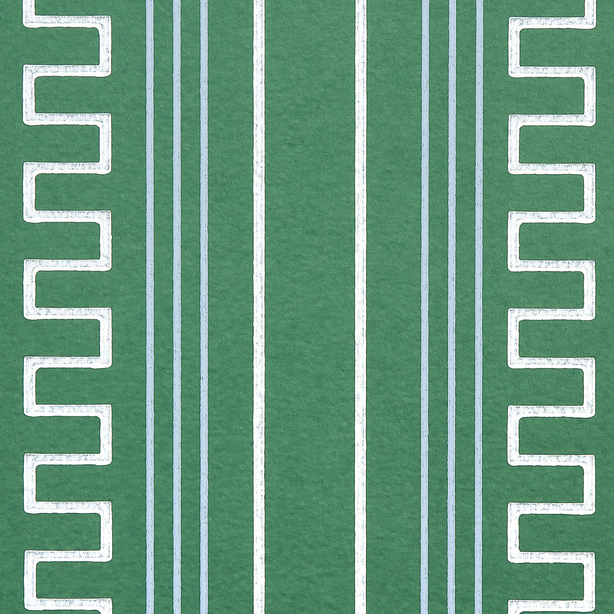 Purchase 5015142 | Greco Stripe, Green - Schumacher Wallpaper