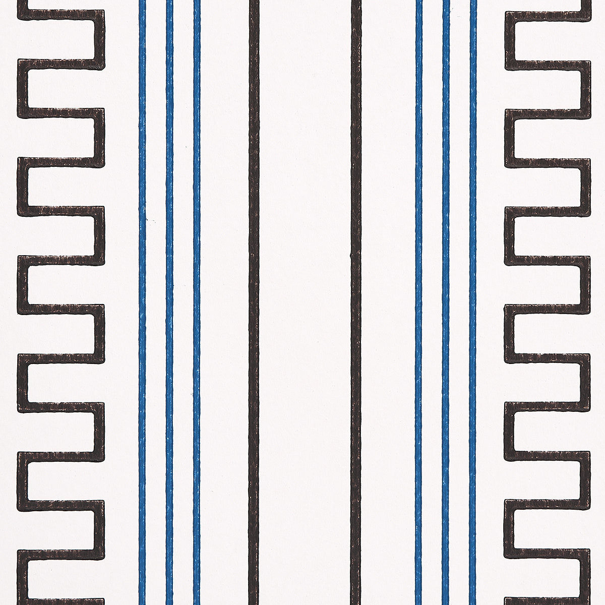 Purchase 5015143 | Greco Stripe, Ivory - Schumacher Wallpaper