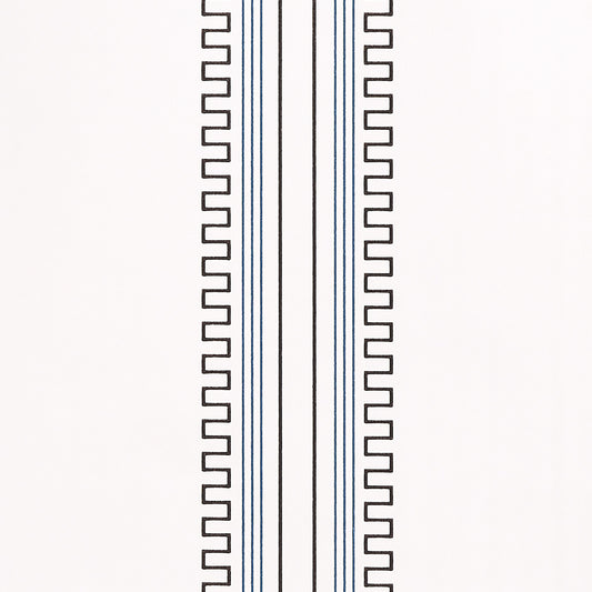 Purchase 5015143 | Greco Stripe, Ivory - Schumacher Wallpaper