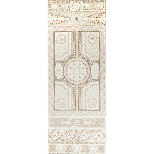 Purchase 5015161 | Shell Grotto Panel A, Sand - Schumacher Wallpaper