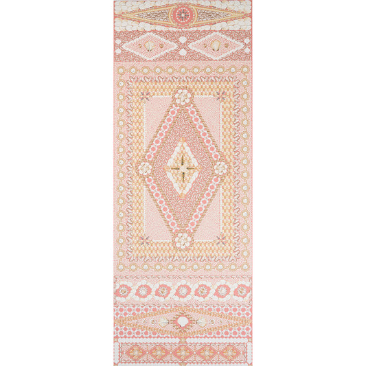 Purchase 5015167 | Shell Grotto Panel B, Coral - Schumacher Wallpaper
