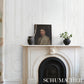 Purchase 5015170 | Swedish Manor Panel A, White - Schumacher Wallpaper