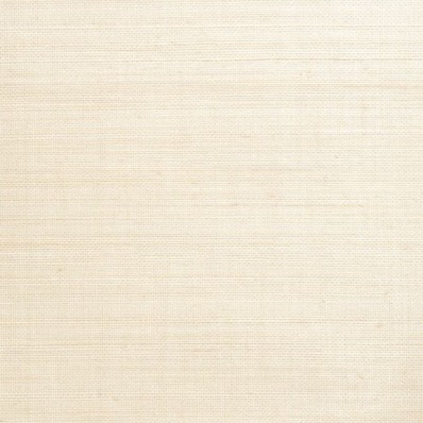 Order 63-54749 Shangri La Sying Cream Grasscloth Kenneth James Wallpaper