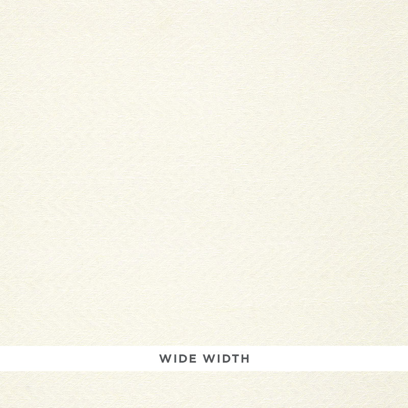 65302 | Lompret Linen Herringbone, Chalk - Schumacher Fabric