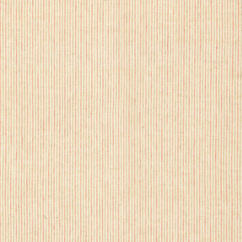 65990 | Mackay Linen Stripe, Red Earth - Schumacher Fabric