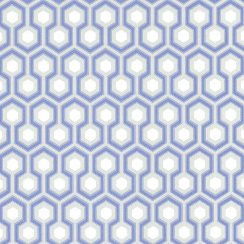 Purchase 66/8054 Cs Hicks Hexagon Blue Gr By Cole and Son Wallpaper