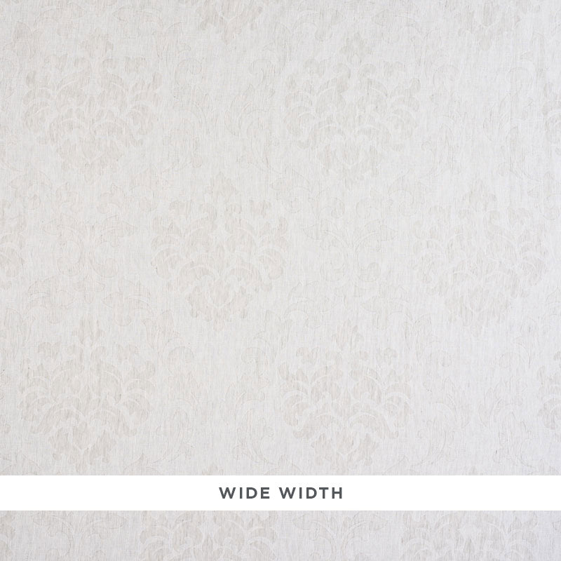 70080 | Harper Damask Sheer, Dove - Schumacher Fabric