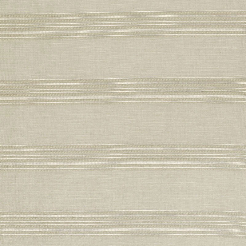 70110 | Banded Stripe, Oyster - Schumacher Fabric