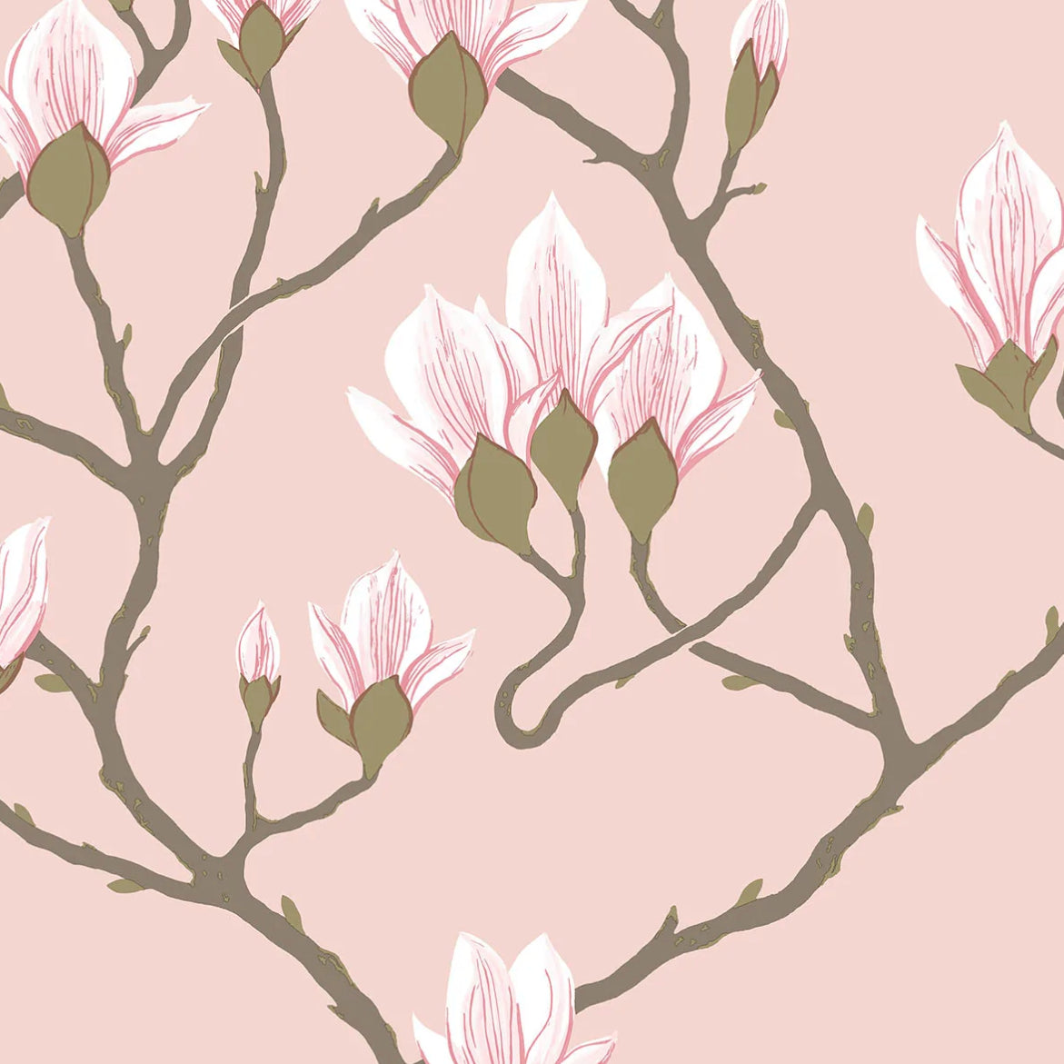 View 72/3009 Cs Magnolia Pink By Cole and Son Wallpaper