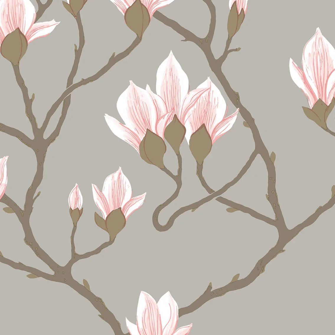 Find 72/3010 Cs Magnolia Grey Lustre By Cole and Son Wallpaper