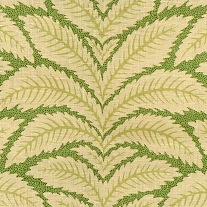 Find 8014104-3 Talavera Linen Leaf Tropical by Brunschwig & Fils Fabric