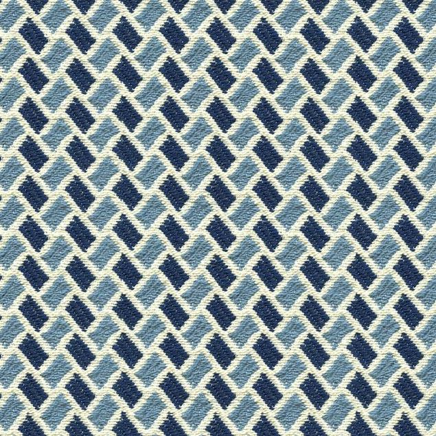 Acquire 8015112-5 New Briquetage Sky/Indigo Geometric by Brunschwig & Fils Fabric
