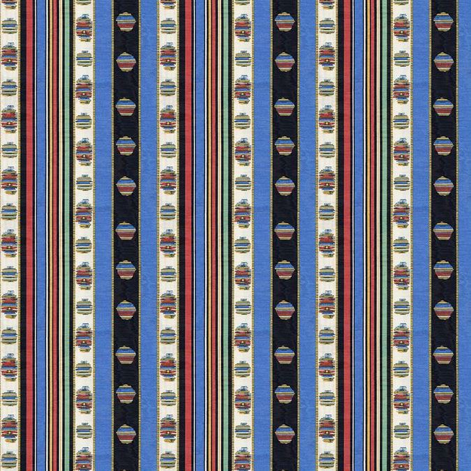 Acquire 8015143-519 Rayure Moire Bleu Stripes by Brunschwig & Fils Fabric