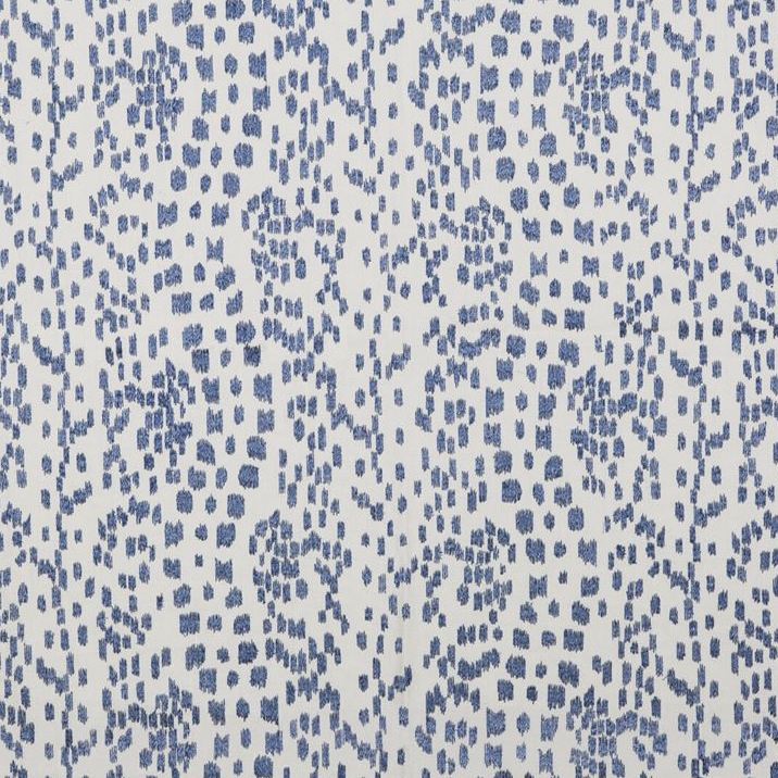 Select 8015168-221 Les Touches Emb Canton Blue Animal Skins by Brunschwig & Fils Fabric