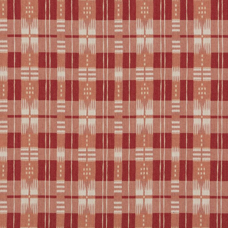 Find 8017105-19 Mornas Plaid Red Check/Plaid by Brunschwig & Fils Fabric