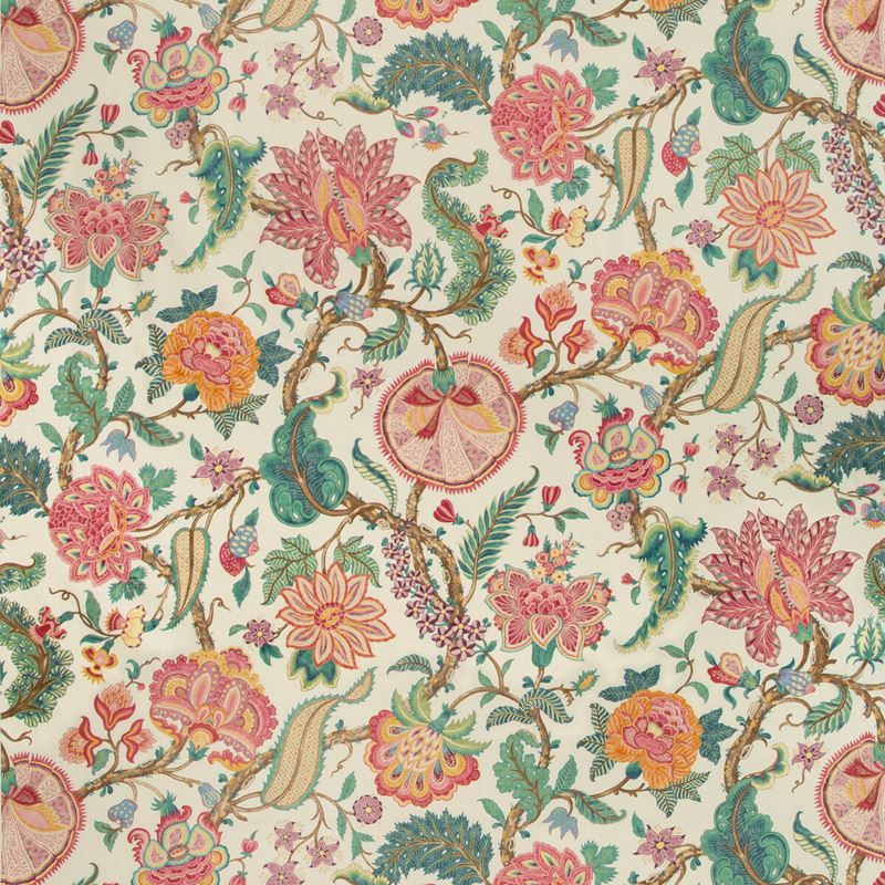 Acquire 8019128-347 Saranda Print Jewel Botanical by Brunschwig & Fils Fabric