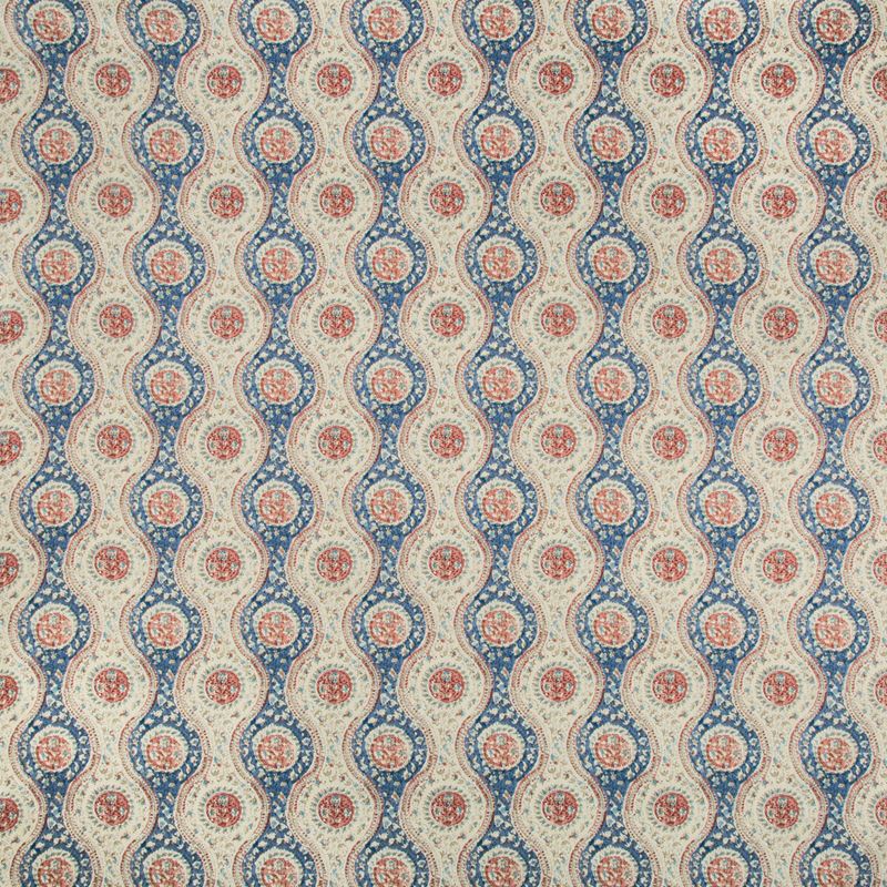 Order 8019129-519 Nadari Print Blue/Red Ethnic by Brunschwig & Fils Fabric