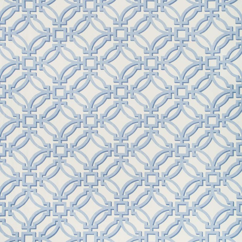 Purchase 8019136-15 Salvy Print Delft Lattice by Brunschwig & Fils Fabric