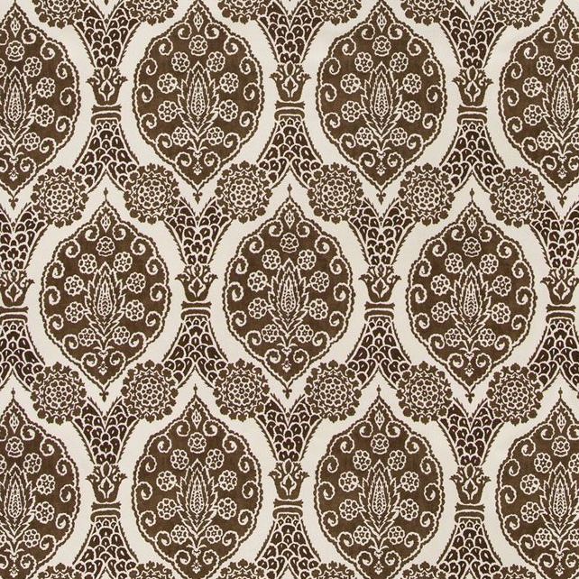 Purchase 8020103-6 Sufera Print Chocolate Medallion by Brunschwig & Fils Fabric