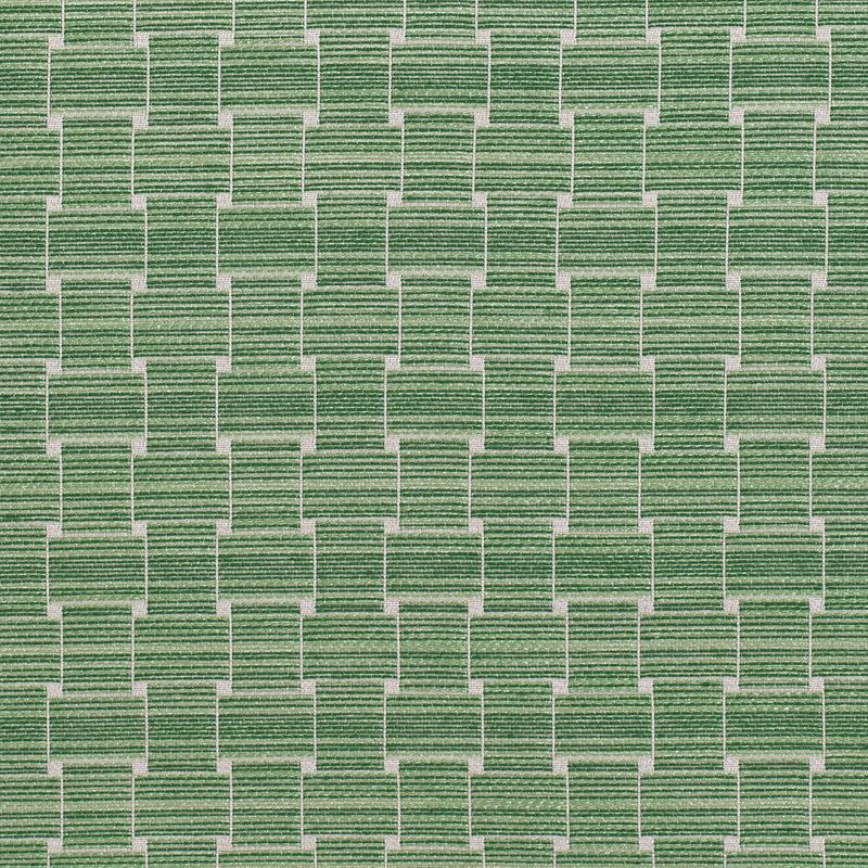 Looking 8020108.3.0 Beaumois Woven Green Geometric by Brunschwig & Fils Fabric