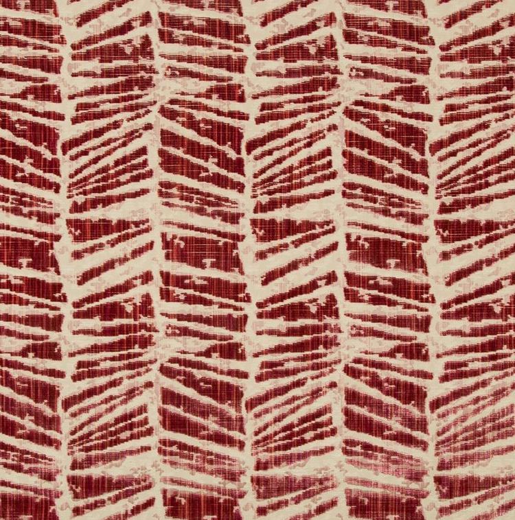 View 8020114.19.0 Chaumont Velvet Red Modern/Contemporary by Brunschwig & Fils Fabric