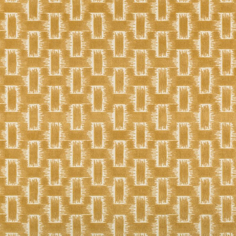 Buy 8020116.4.0 Chambord Velvet Yellow/Gold Geometric by Brunschwig & Fils Fabric