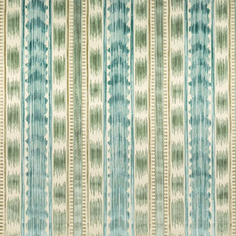 Find 8020117.133.0 Bayeaux Velvet Blue Ikat by Brunschwig & Fils Fabric