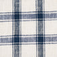 Purchase 81451 Crawford Linen Check, Indigo by Schumacher Fabric 3