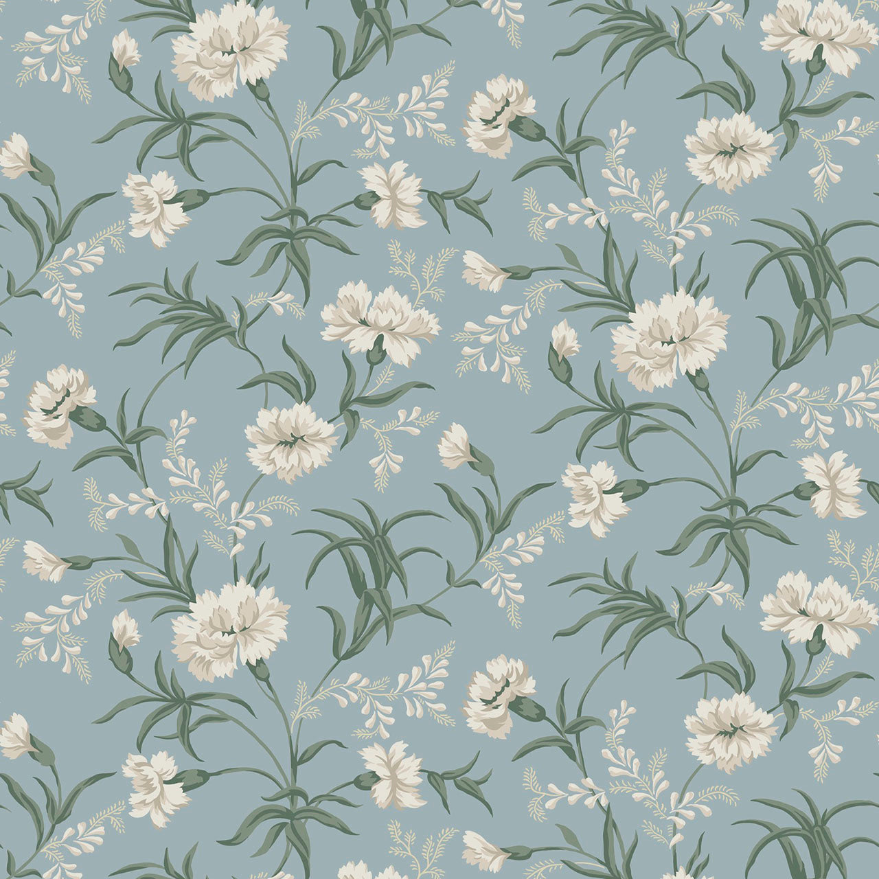 832-37 Emilie sky blue, Löfstad by Sandberg Wallpaper