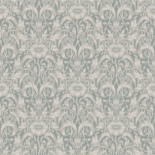 835-48 Emil garden green, Löfstad by Sandberg Wallpaper