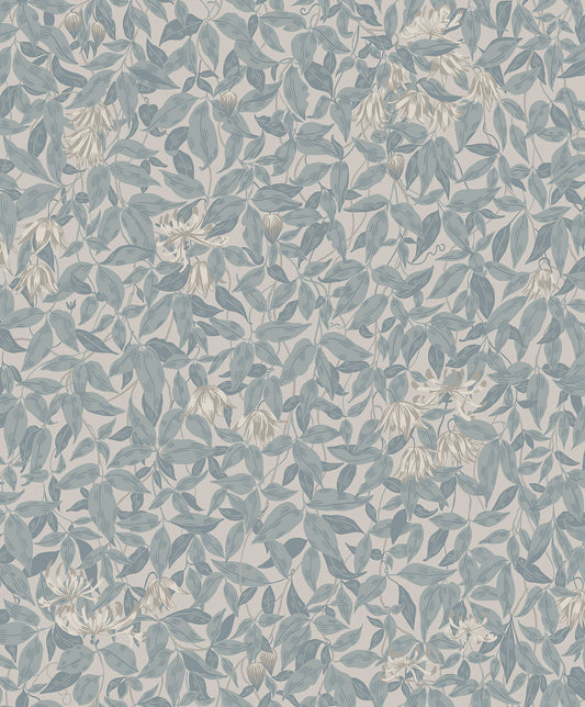 838-36 Linnea misty blue, Kolonin by Sandberg Wallpaper