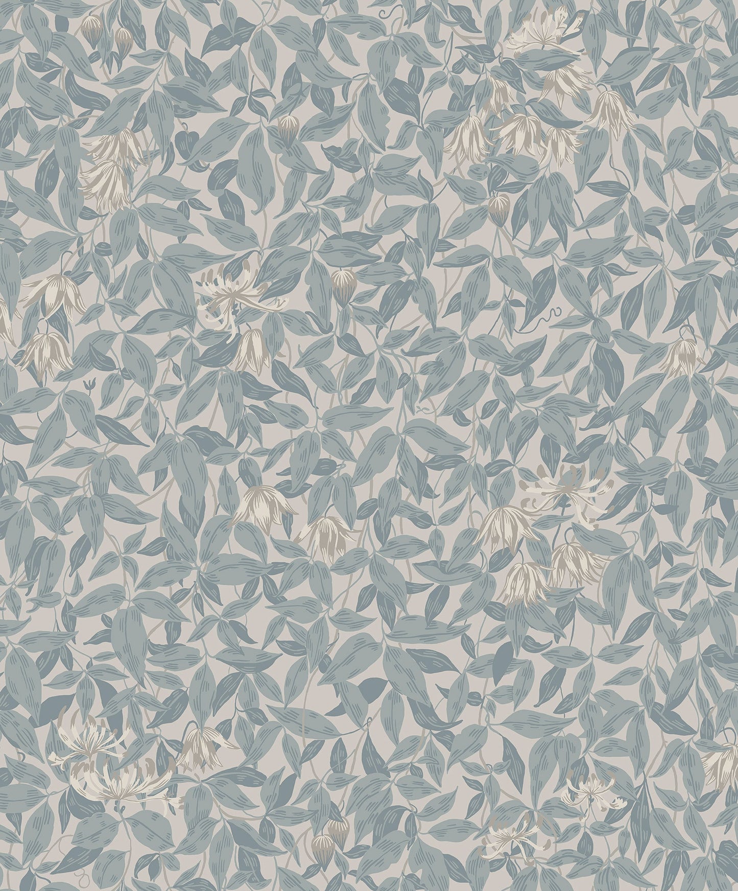 838-36 Linnea misty blue, Kolonin by Sandberg Wallpaper